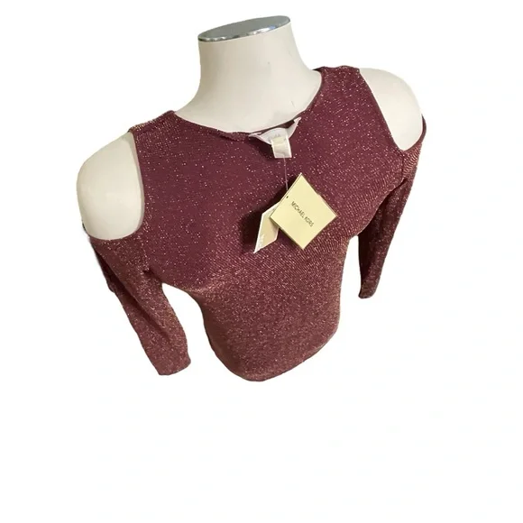 Michael Kors LS Blouse Size Medium - Picture 6 of 14